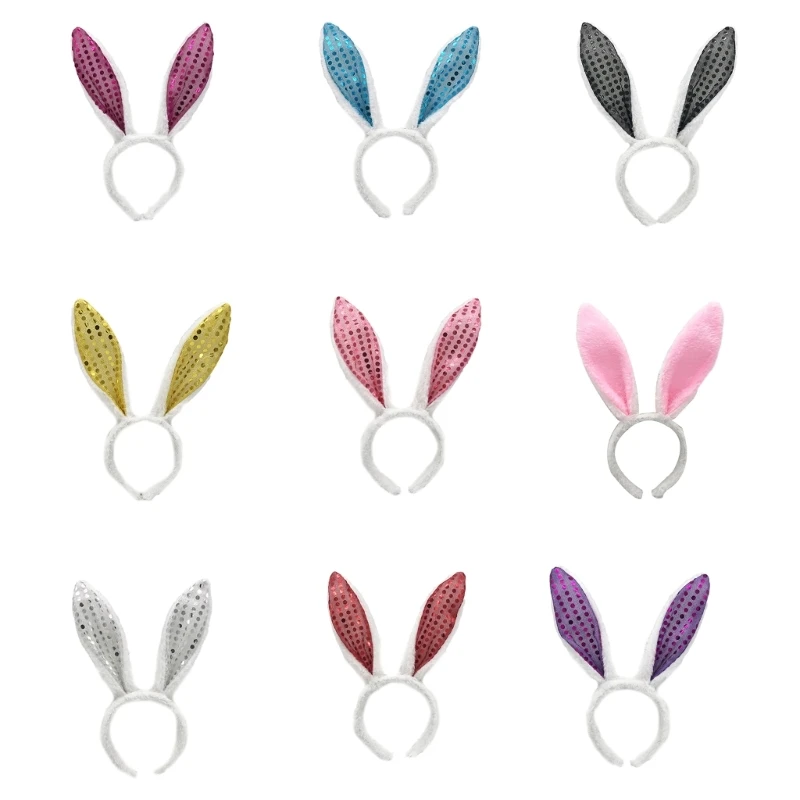 

L5YA Bendable Headband for Costume Party Rabbit Theme Photo Props