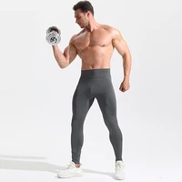 Profession Compression Pants Men High Waist Stretch Gym Legging Quick Dry Fitness Running Tights leggins deportivos para hombre