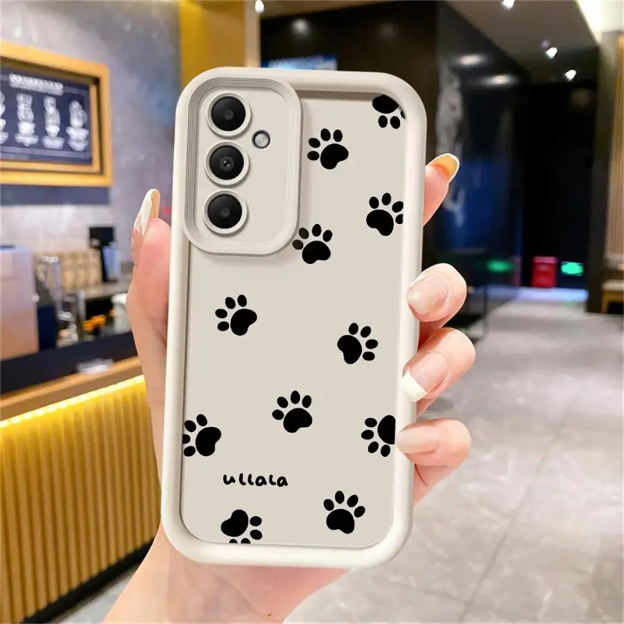 Cute Kitten Paw Prints Phone Cover Case