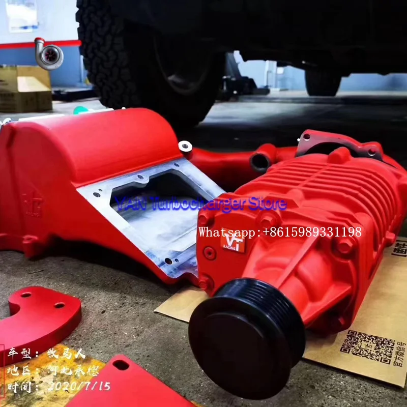 TurboVTRacingHKSSuperchargerKitForJeepWrangler36LV6Power
