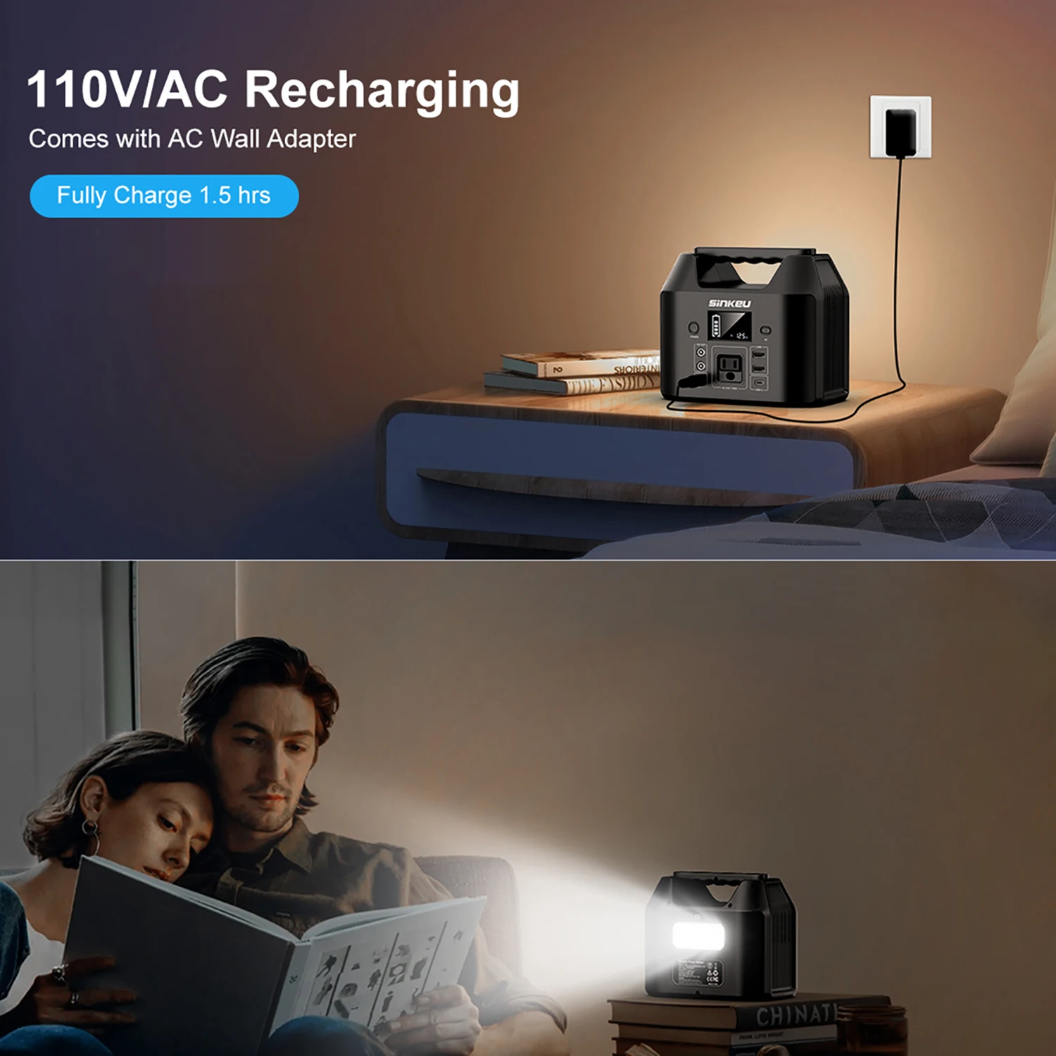 150W Portable LiFePO4 Power Station 2