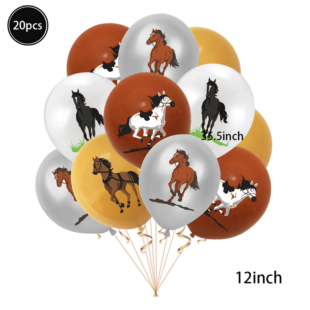 18 Bastoncini Gonfiabili A Forma Di Testa Di Cavallo Colorati - Giocattoli Per Feste A Tema Cowboy, Compleanni, Spiaggia, 6 Colori Diversi