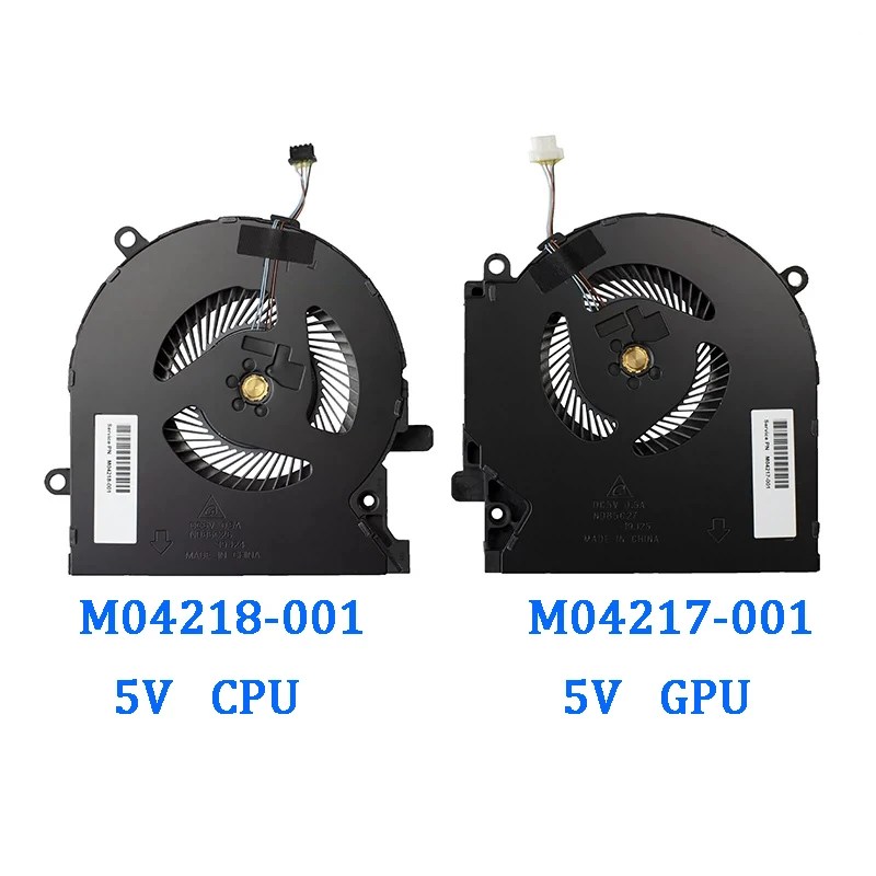 New Original CPU GPU Cooling Fan FOR HP OMEN 6/6Pro 15-EK 15-EN TPN-Q236 TPN-Q238 M04217-001 M04218-001 M04215-001 M04216-001