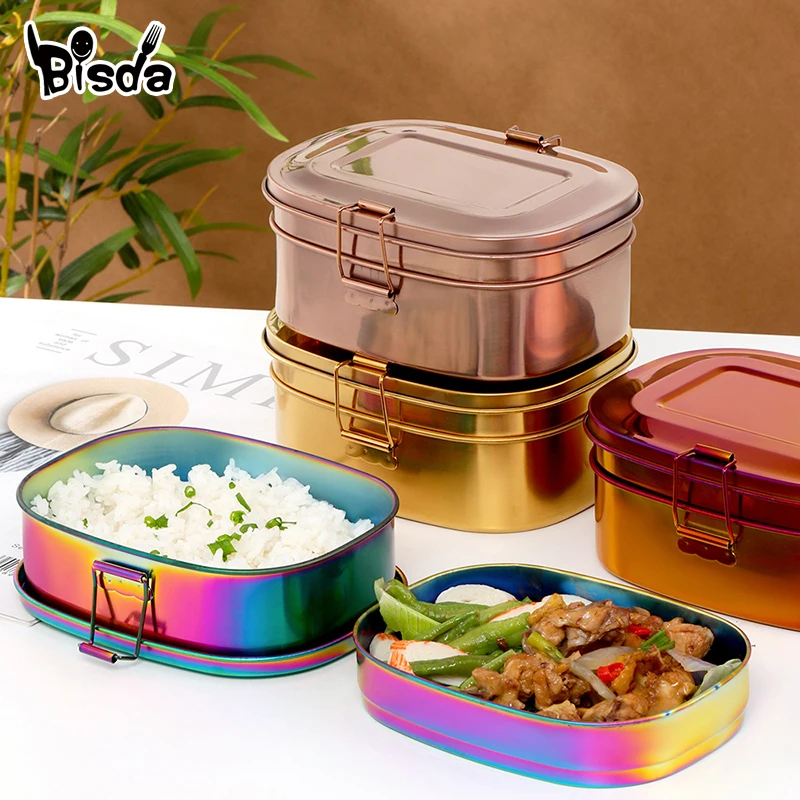 Portable Bento Box, 3-layers Lunch Box, Food Storage Tableware Outdoor Home  Kitchen Accessories For Adults & Kids,Random color