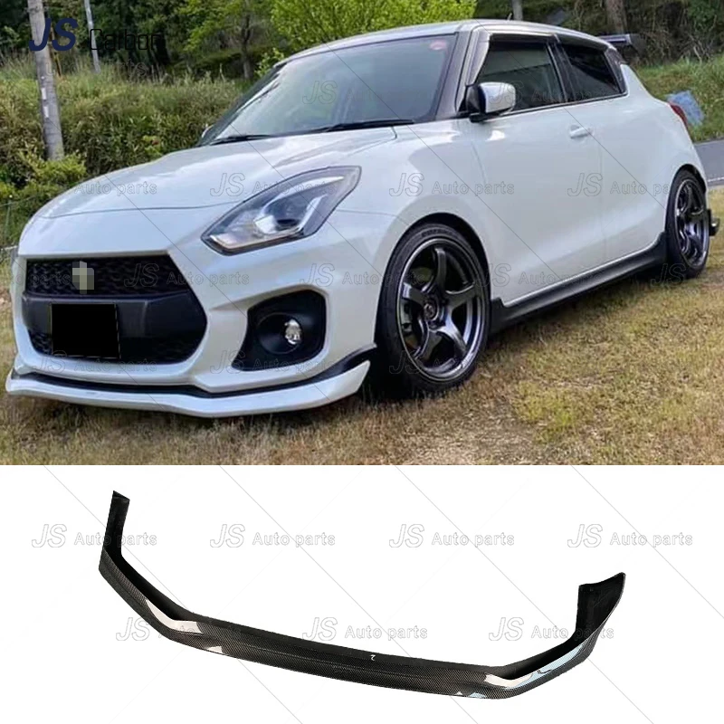 Carbon Fiber Front Bumper Lip Spoiler Splitter Body Kit Trim For Suzuki
