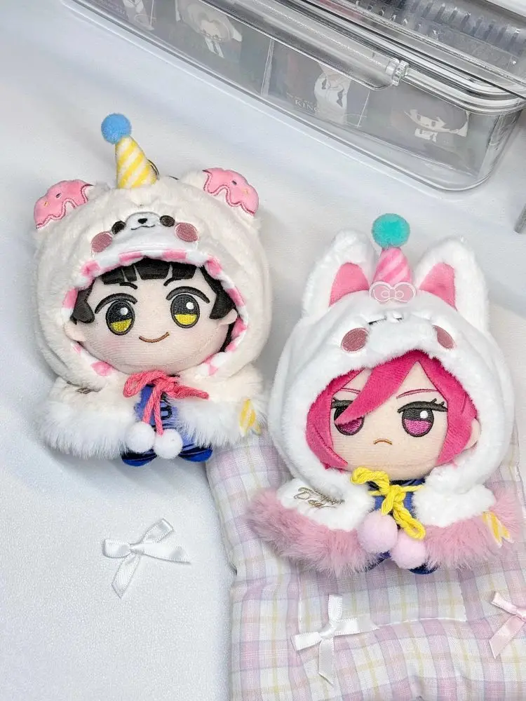 

10CM Cotton Clothes Cartoon Clothes Hats For Cotton Stuffed Plush Accessories