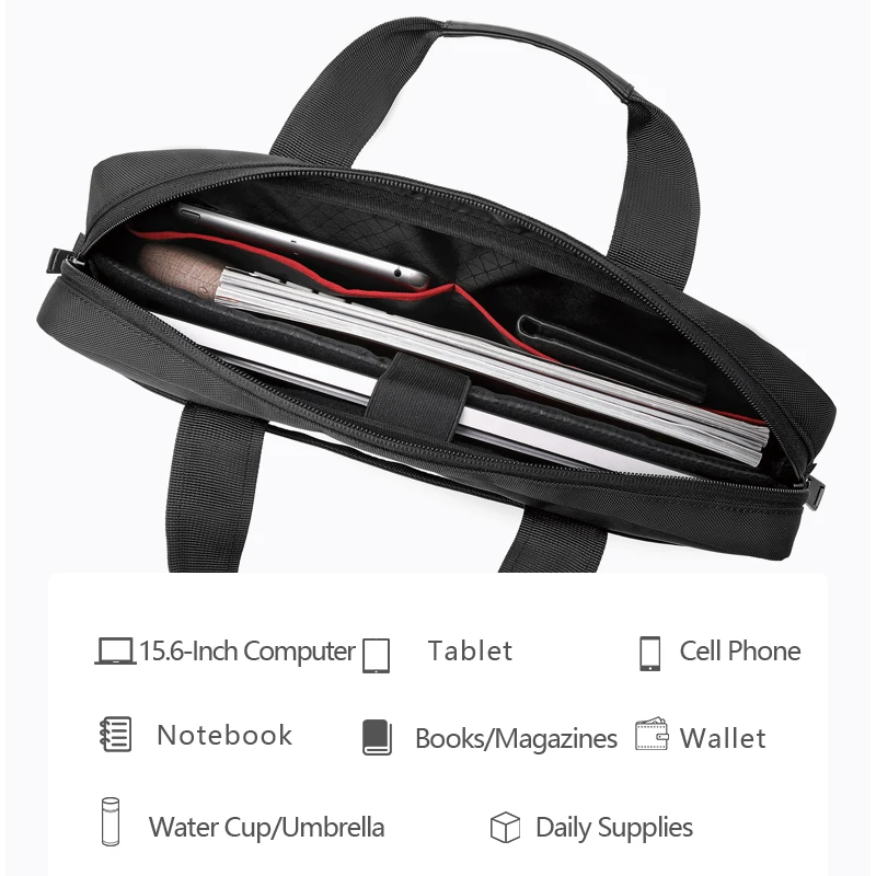 Arctic Hunter GW00009 Business Waterproof Lightweight Laptop Bag