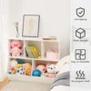 Kids Bookshelf, Bookcase Footboard, Toy Storage Cubby, Children's Toy Shelf, 35.4" L Toy Storage Cabinet Fit for Children's Room 1