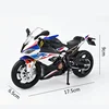 1/12 BMW S1000RR Motorcycle Toy 1:12 RMZ City Diecast Metal Racing Model Super Sport Miniature Collection Gift For Boy Children 6
