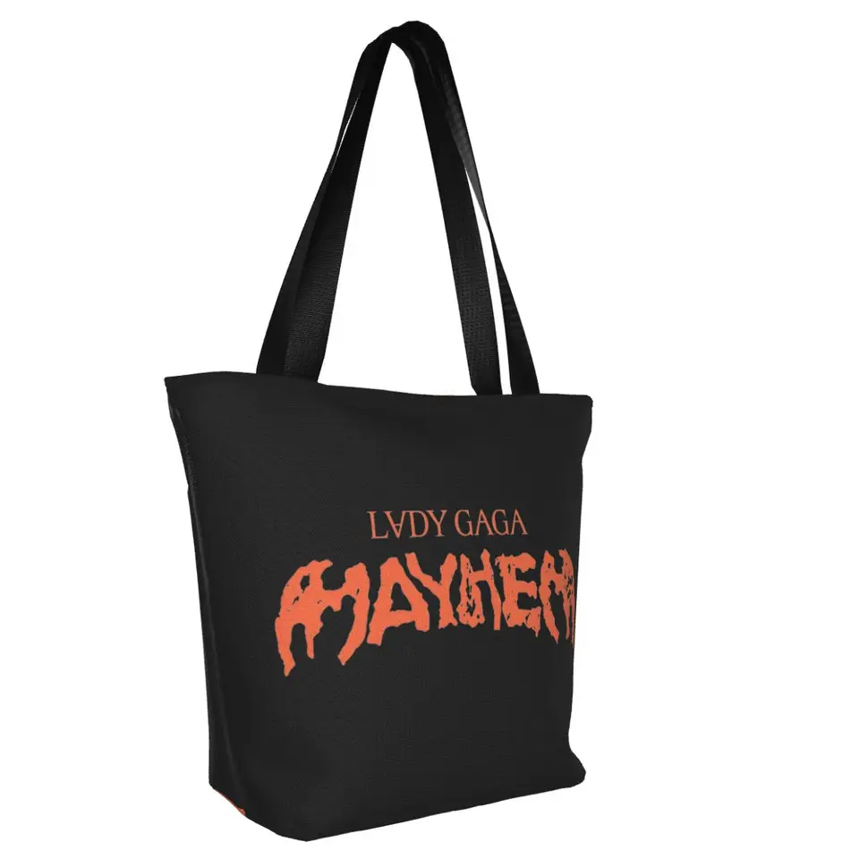 Lady Gaga Mayhem 2025 Album Tote Bag For Women Shoulder Bag Zipper
