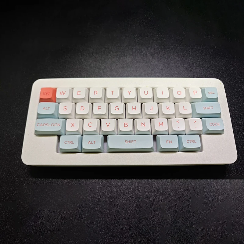 QAZ-RGBシングルモードキーボードキット,白,黒,ホットスワップ