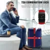 Anti-theft Luggage Belt Protect Suitcase Cross Strap TSA Custom Lock Adjustab Bundle Pack Baggage Belt for 20-32in Luggage Strap 2