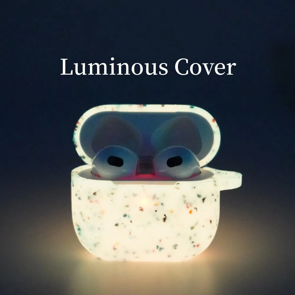 Adatto Per Airpods 1 2 3 Pro Generation Glow Flower Custodia Protettiva Custodia Per Cuffie In Silicone Per Cuffie Bluetooth