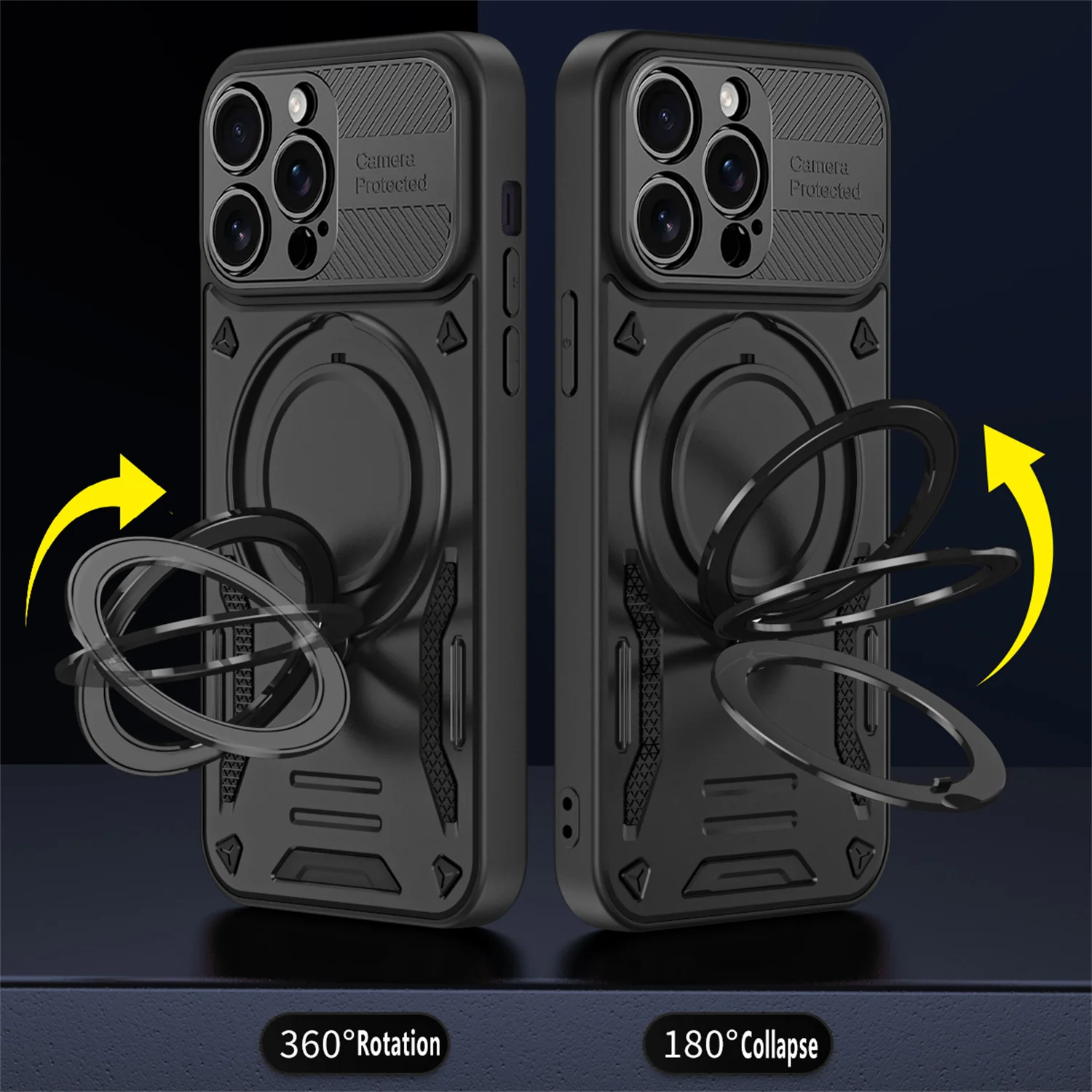 Ultimate Military Defender Heavy Duty Shockproof Armor Bracket Case