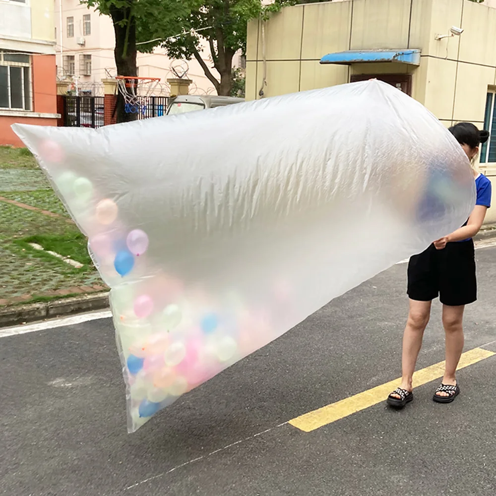 1.5x1.8m Balloon Bag for Transport Large Plastic Bags Giant Storage Bag  Birthday Wedding Graduation Celebration Ballon Tool