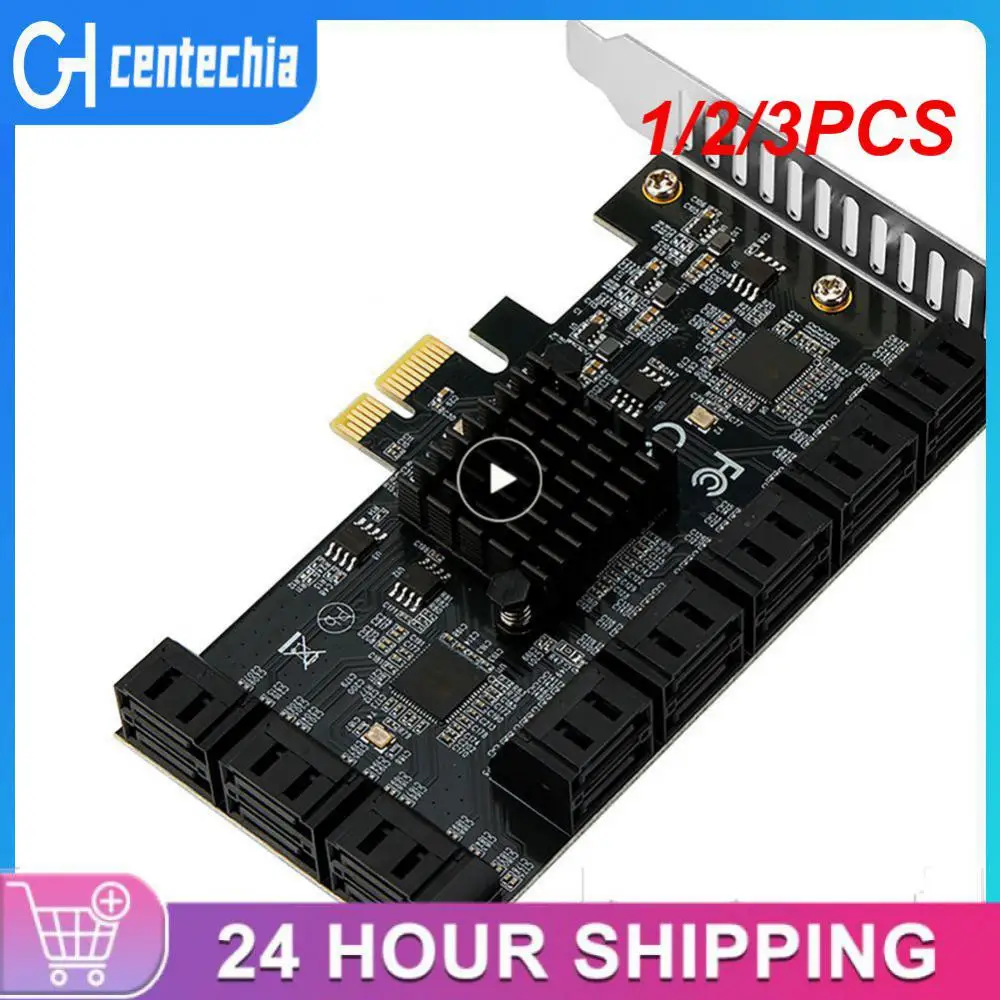 

1/2/3PCS PCI-E 1x 4x 16x To 2/6/10/16/20/24 Ports Expansion Card SATA 3.0 Express Multiplier Controller Add On Cards Board