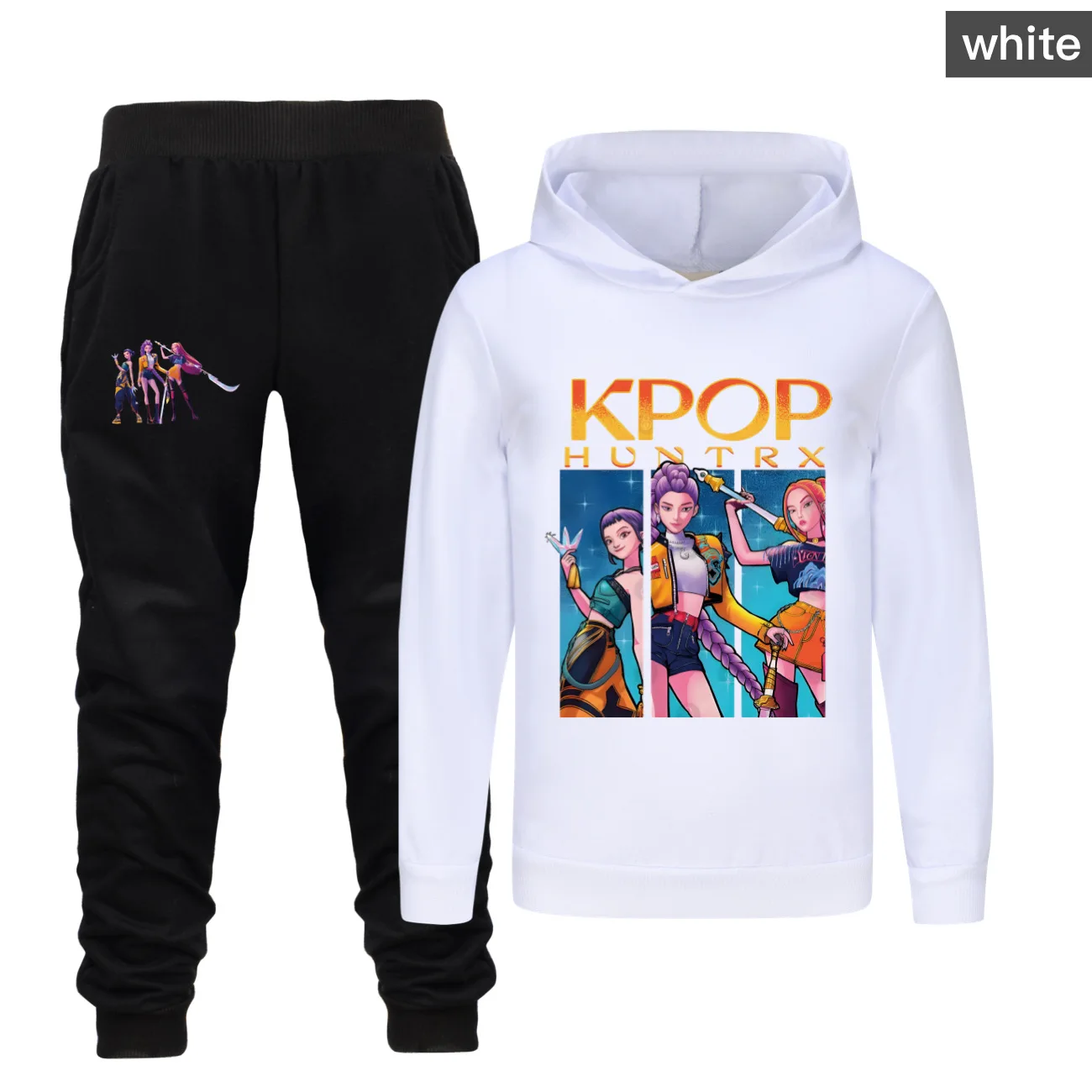 Générique Jogging Survêtement Fille K-Kpop D-Demon Ensemble 2