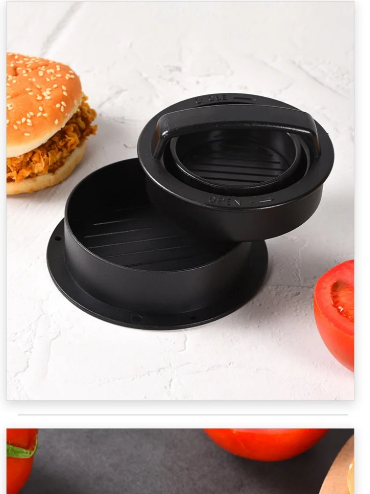 Description Picture 5 of itemRound Hamburger Presses Burger Press Beef Grill Food-Grade Hamburger Helper Meat Press Cutlets Patty Maker Mold Kitchen Gadgets