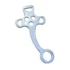 Stainlees Steel Hackamore Bit Cheeks Withou Mouthpiece 2