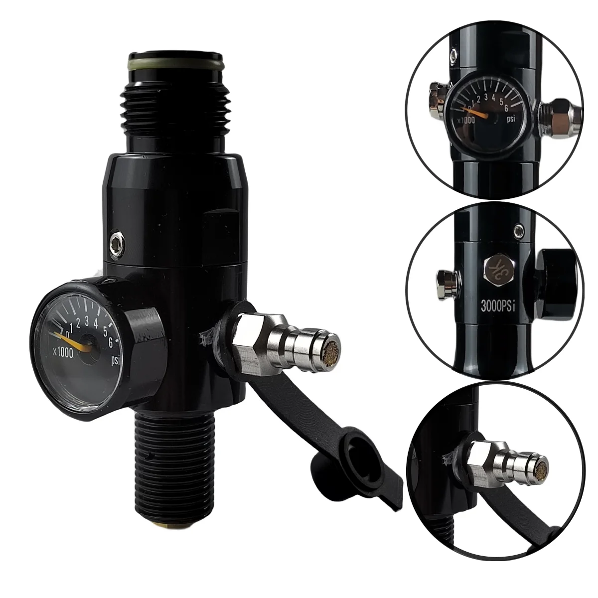 Réservoir HPA 0,5L Alliage - 4500 Psi, Valve 5/8-18UNF, Pour Paintball Et PCP, Neuf