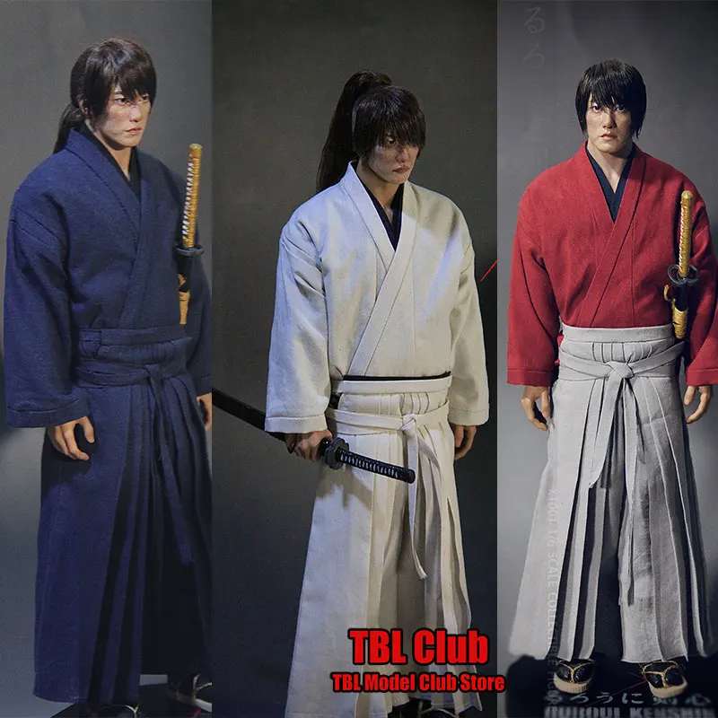 

1/6 Scale Male Soldier Japanese Samurai Satoh Takeru Sword Heart With Sword Full Set 12inch Action Figure Doll