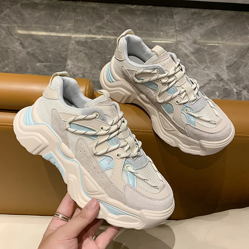 

Plus Size Women Shoes Chunky Sneakers With Fur lining Winter Warm Sport Shoes Men Woman Vulcanize Shoes Casual Platform Sneakers