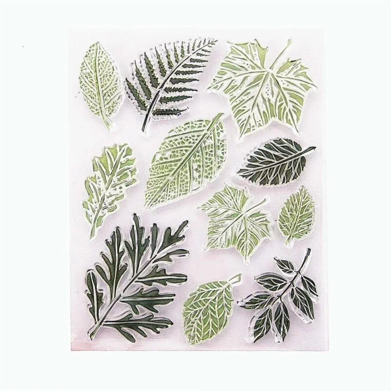 Leaf Clear Stamps Scrapbook Paper Craft Scrapbooking