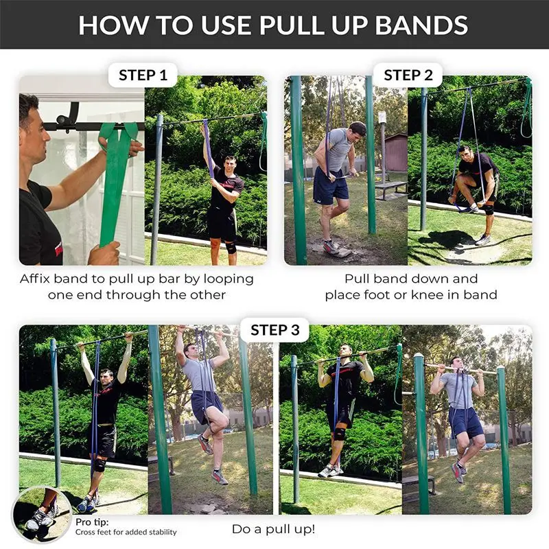 Resistance Bands Pull Up Assistance Bands 208cm Resistance Band Set Stretch Band Resistance Heavy Workout Exercise for Physical Therapy Home