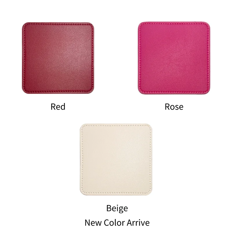 Inmos 3mm Square Coaster Set Tableware Nordic Home Decor Pu Leather Mug Pad Multi-Color Customized Coffee Cup Mat 2 S039a8bca0d97462daa927a8c65b2b53e5
