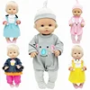 40cm Reborn Baby Doll Clothes 16 Inch Nenuco Clothes Rompers Doll Wears 2