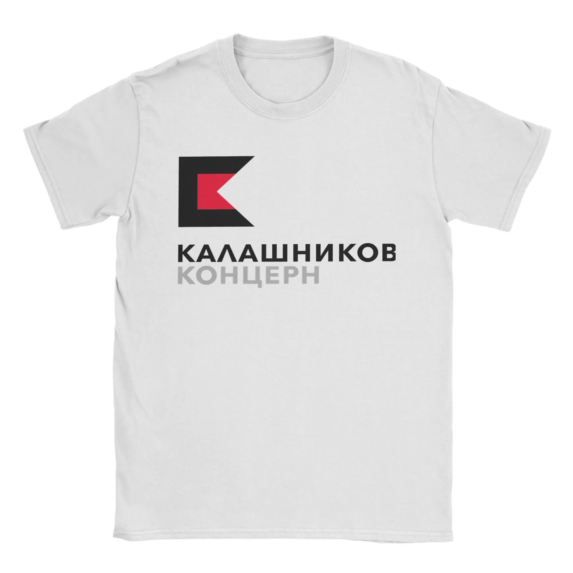 Herren-T-Shirts „Kalashnikov Ak47“ aus Baumwolle, Sommer-T-Shirt mit kurzen Ärmeln, Rundhalsausschnitt, Hipster-Freizeit-T-Shirt
