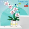 WLtoys 2138 Orchid Building Blocks Flowers Bouquet Flower Blocks Bonsai Plant Model Bricks Romantic Home Decoration Toy For Kids 3
