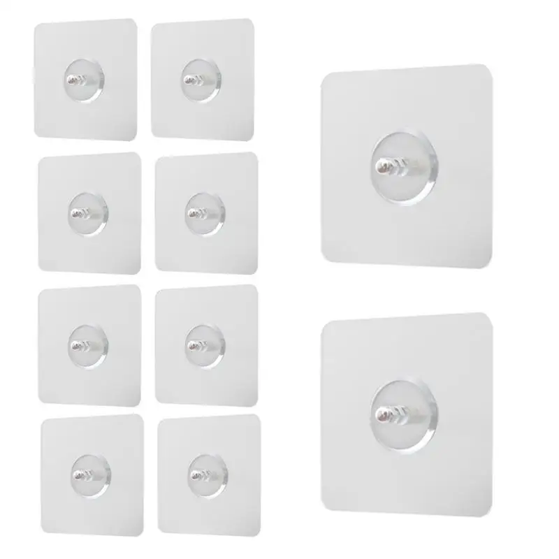 Suction Cup With Screw Clear PVC Suction Cup Without Hooks Strong Adhesive Free Punching Installation Pendant Seamless Nails Sta