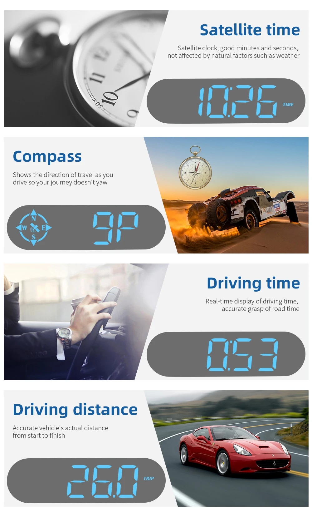 G9 ڵ HUD GPS  ÷ ڵ  ӵ, ħ ð,  Ÿ  溸,  ׼