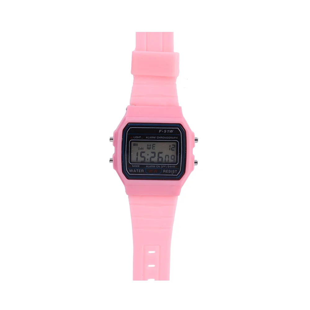 Montre Sport Numérique LED Pour Hommes - Grand Cadran 5,5 Cm, étanche, Bracelet Silicone
