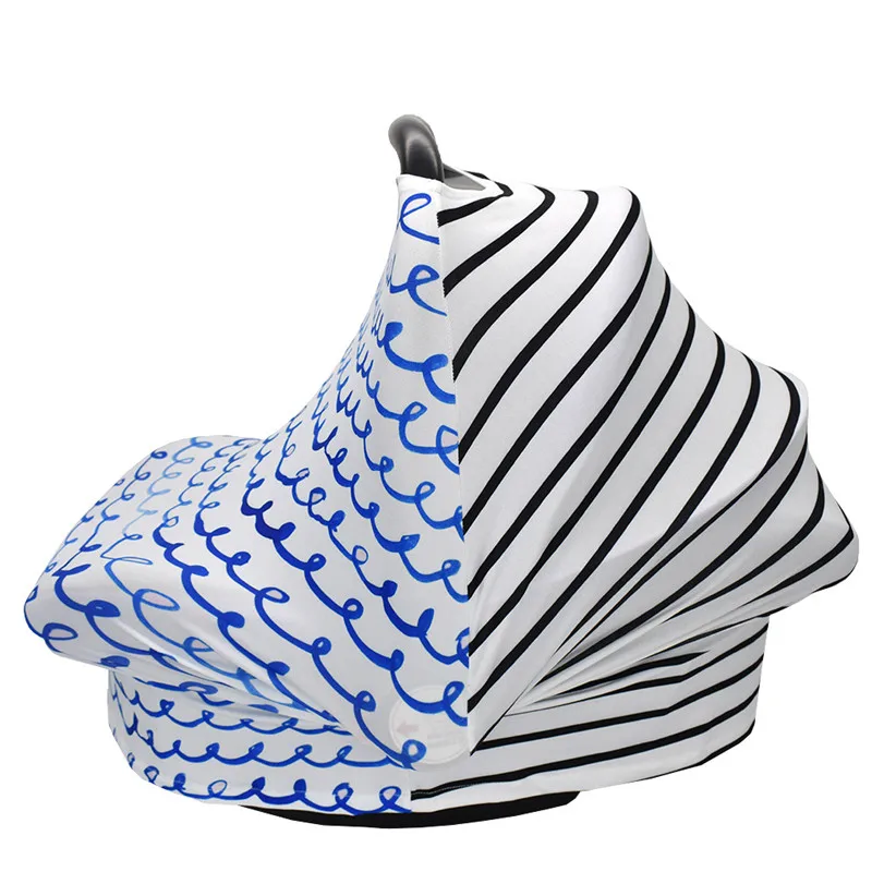 Baby Cotton Blanket Car Seat Cover Breathable Sunshade Safety Basket Cradle Cap Sun Canopy Newborn Stroller Accessory