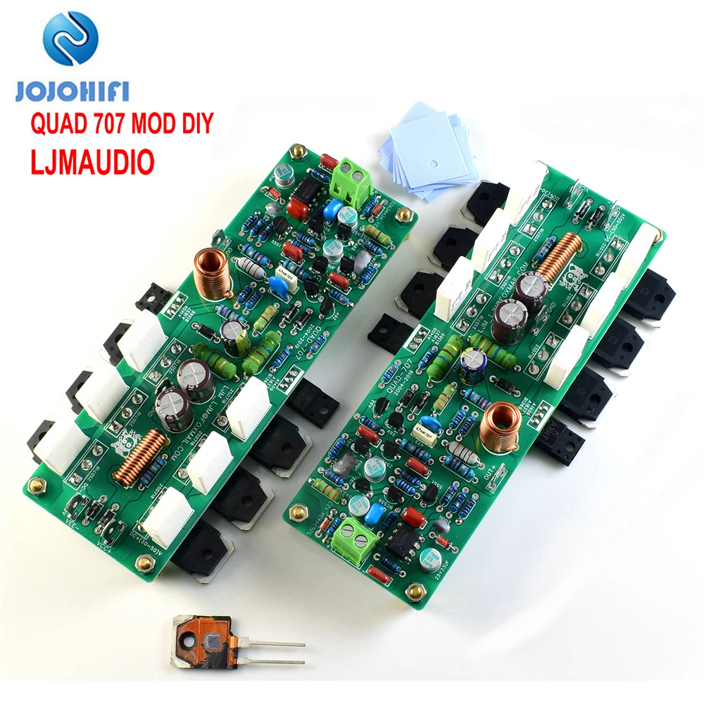 Clone QUAD707 Mono/Dual KITS/Dual Finished Board 125W 8R,  250W 4R DC ± (25V ~ 55V) Classic Post Stage power Amplifier AMP Board