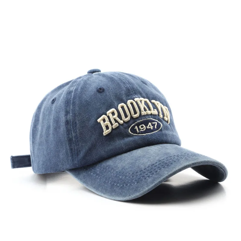 1/6 pçs/set boné de beisebol bordado para mulheres nova primavera verão chapéu de sol retro lavável esporte snapback boné hip hop chapéu de pesca