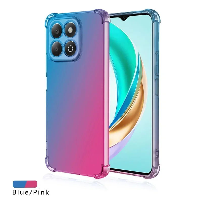 Rainbow Gradient Shockproof Translucent Phone Case - Soft TPU Cover