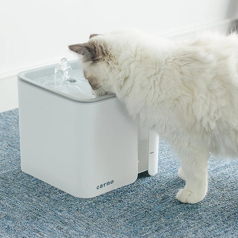 

New Pet Cat Water Drinking Dispenser Automatic Recirculate Filtering Cat Drinker Bowl 2L USB Electric Mute Cats Water Fountain