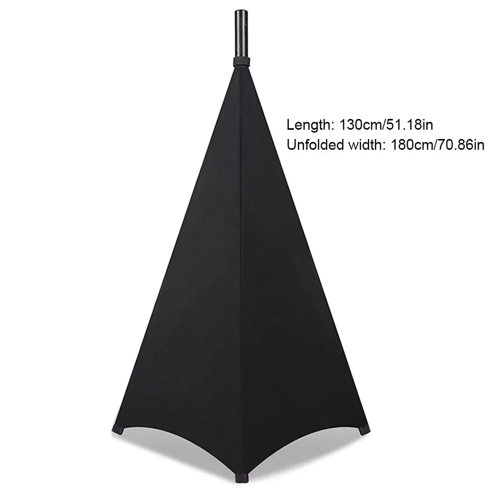 Speaker Stand Cover Universal Flexible Stretchable Lighting Tripod Stands Skirt Scrim Cover for DJ Light Speaker Stand Accessory