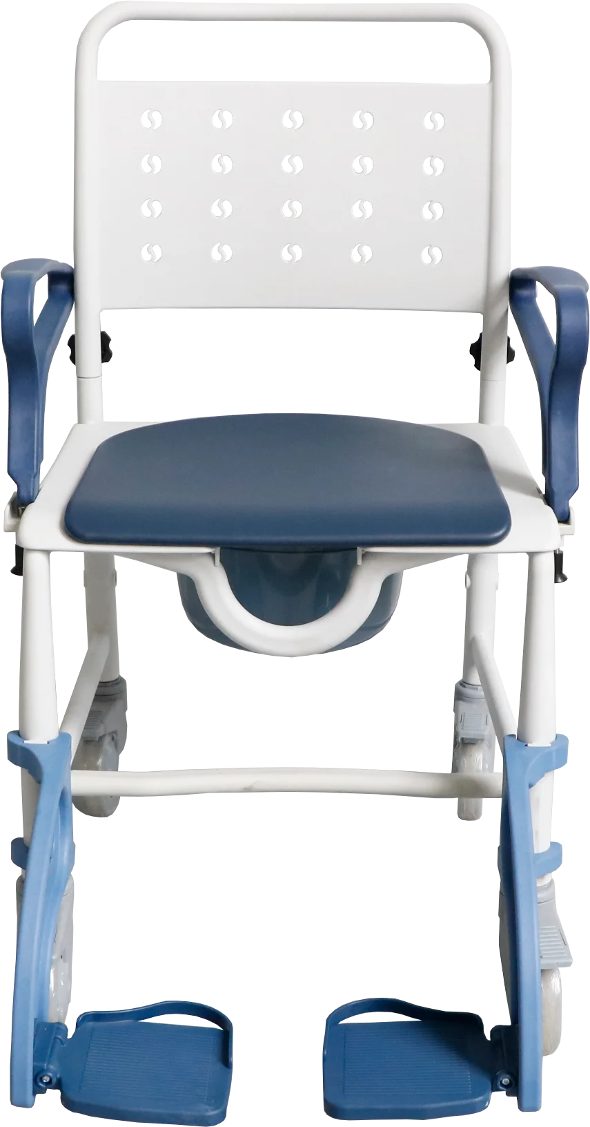 3 in 1 Plastic Folding  PU Seat Portable Commode chair for Patient 2