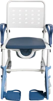 3 in 1 Plastic Folding  PU Seat Portable Commode chair for Patient 2