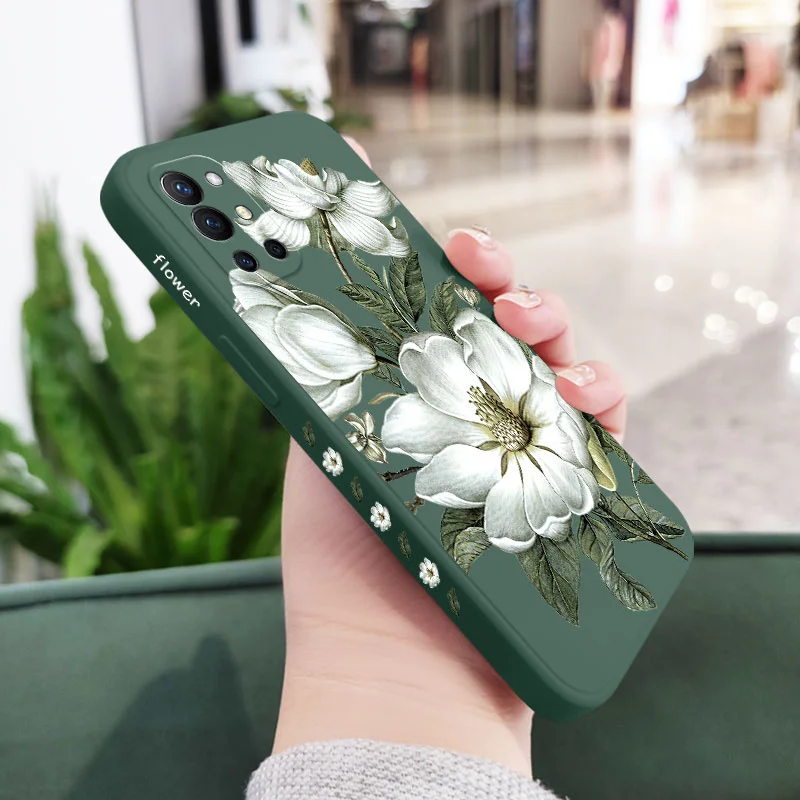 Wild Flowers Liquid Silicone Phone Case