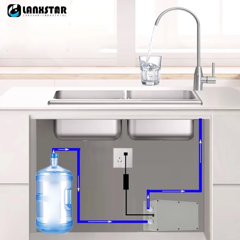 Elétrica Galley Bomba de Água Torneira Automática Bomba de Sucção Caravan Motorhome Barco Cozinha Bomba de Água 12v 1.5 l por Min rv