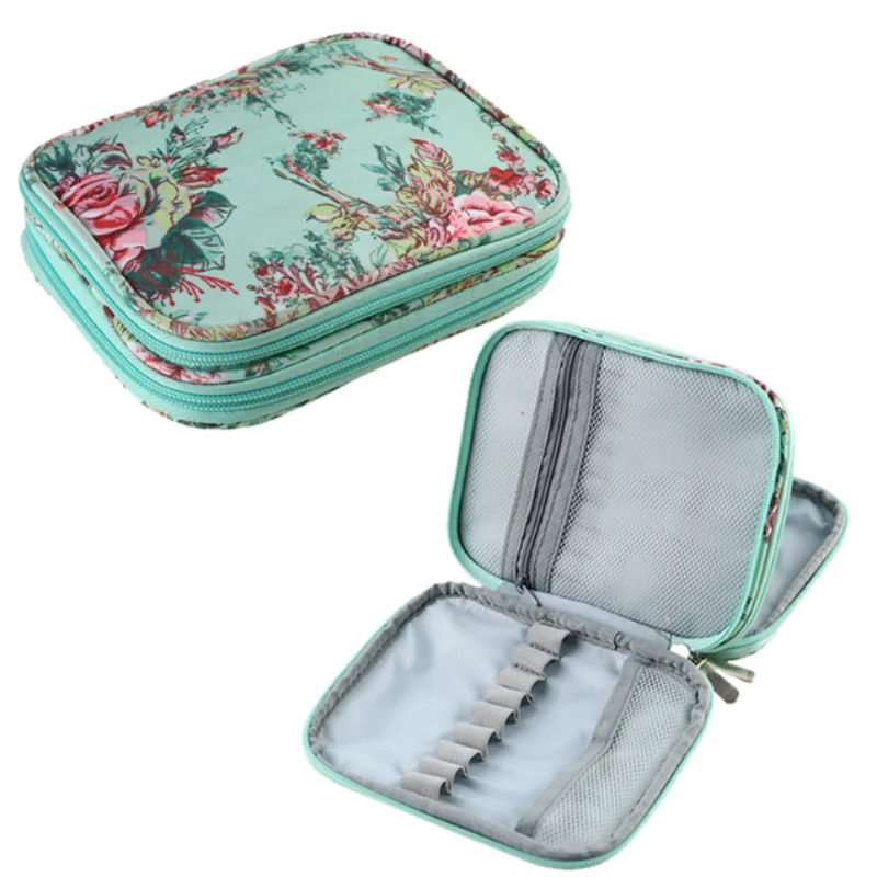 Knitting Tool Organizer KOKNIT Empty Crochet Hooks Bag Zipper Storage for Crochet Needles Knitting Tools