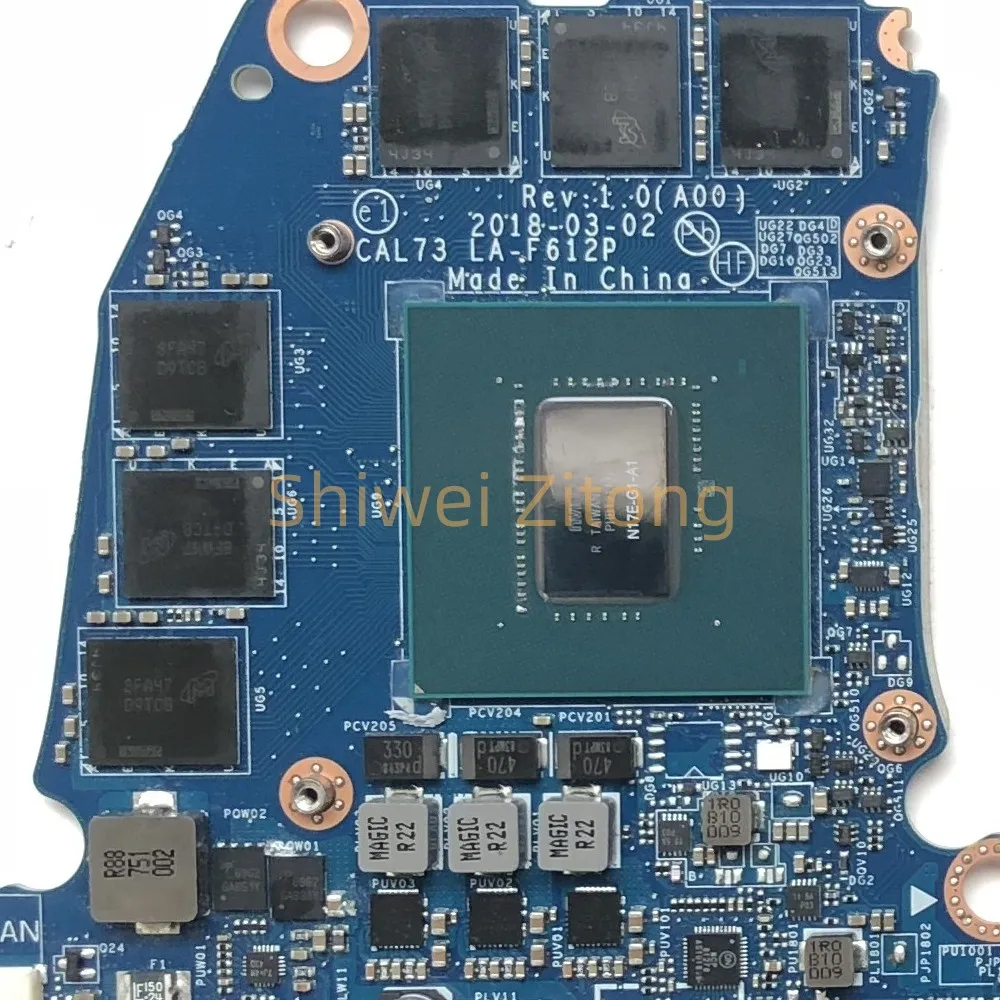 For Dell G3 3579 3779 Laptop Motherboard with I5/I7-8th CPU