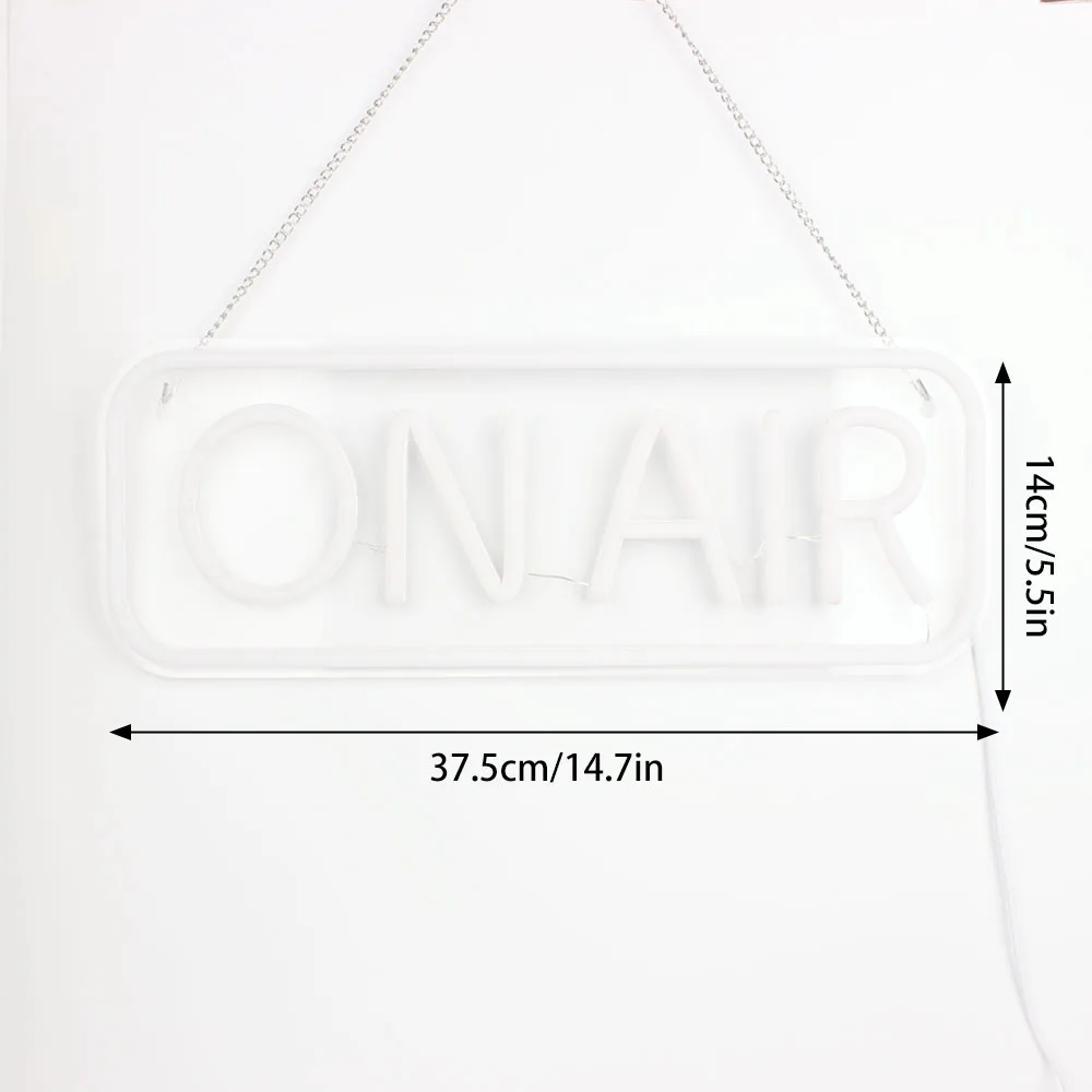 Фото ON AIR Neon Signs-светодиодный Live On Air Neon Lights для геймеров потоковая/записывающая вывеска-круглая фотография для студии, стены, спальни, №3