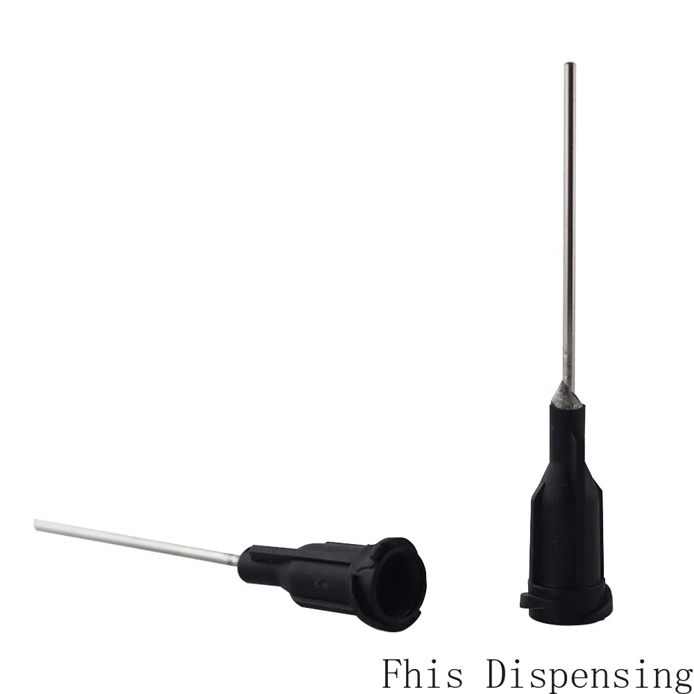 Plastic Steel Needle 19G Black Blackout 1 Inch for Industrial