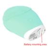 Electric Silicone Facial Cleanser Massager Skincare Massage Tool Beauty Machine Vibration Cleaning Of Pores Self Provided Batter 6